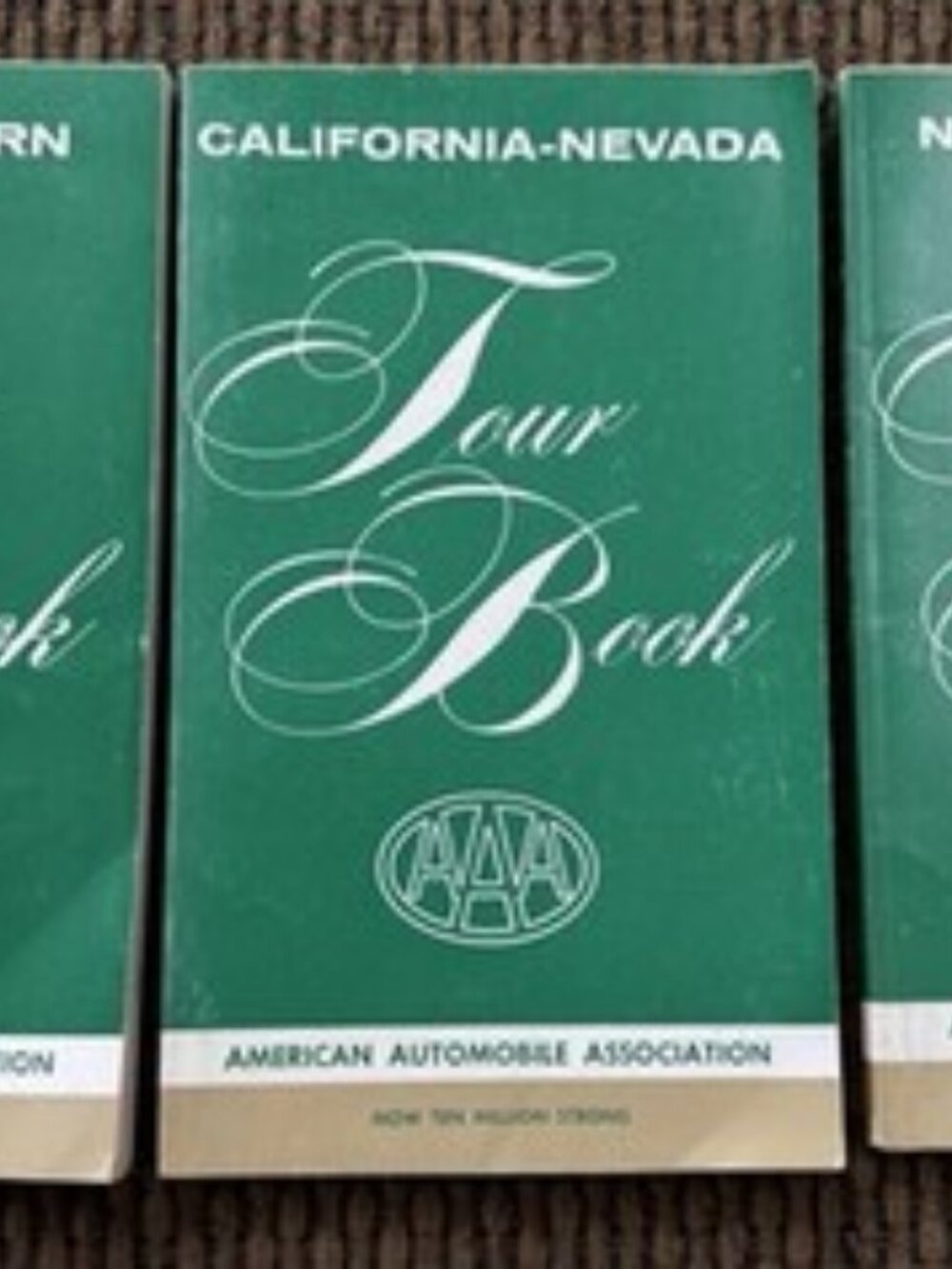 1967-1968 VINTAGE AAA Tour Books Lot of 3 - N. Central, Southwestern, Cal.-Nev